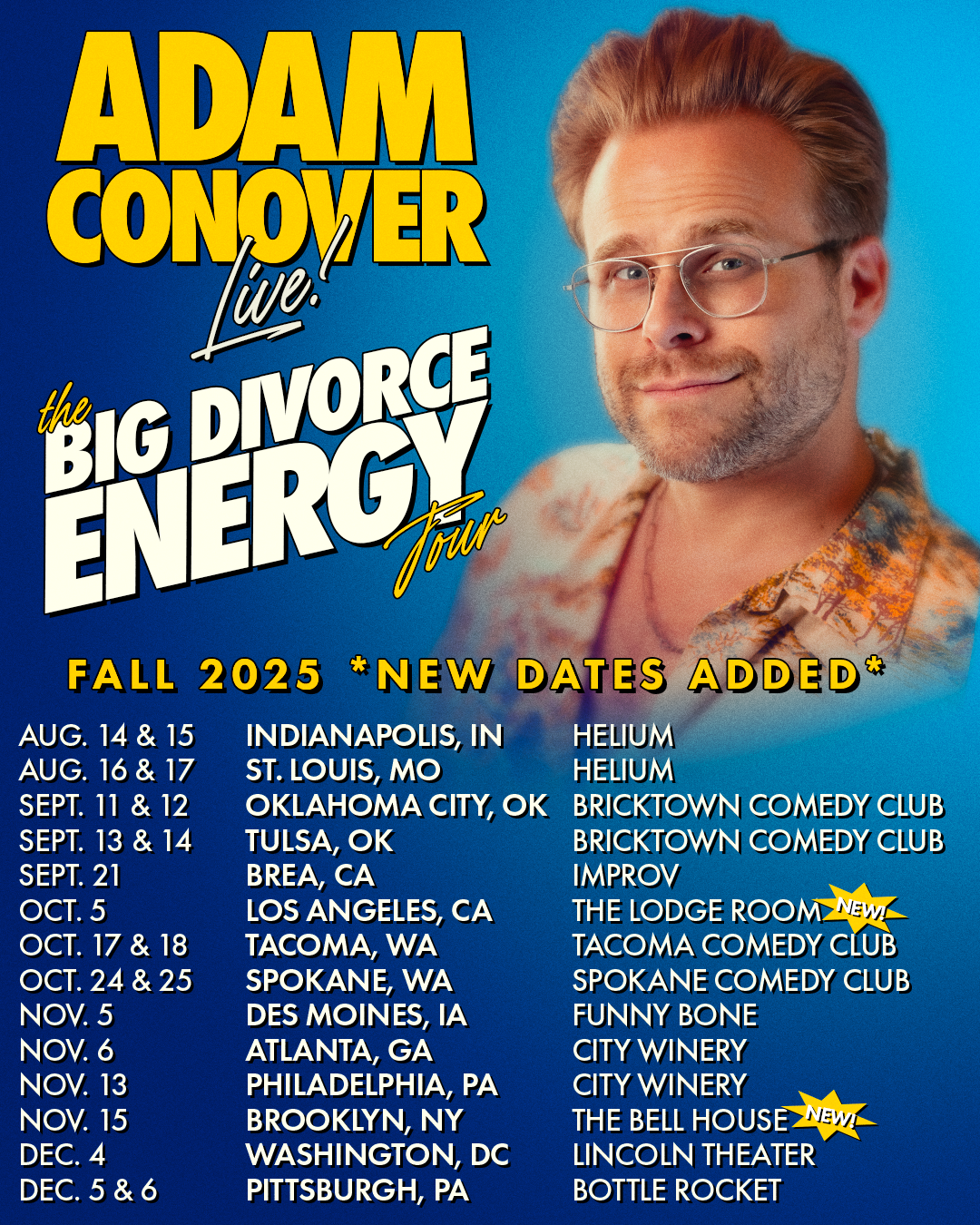 New Tour Dates Added! - Adam Conover: Official Site. Tour dates